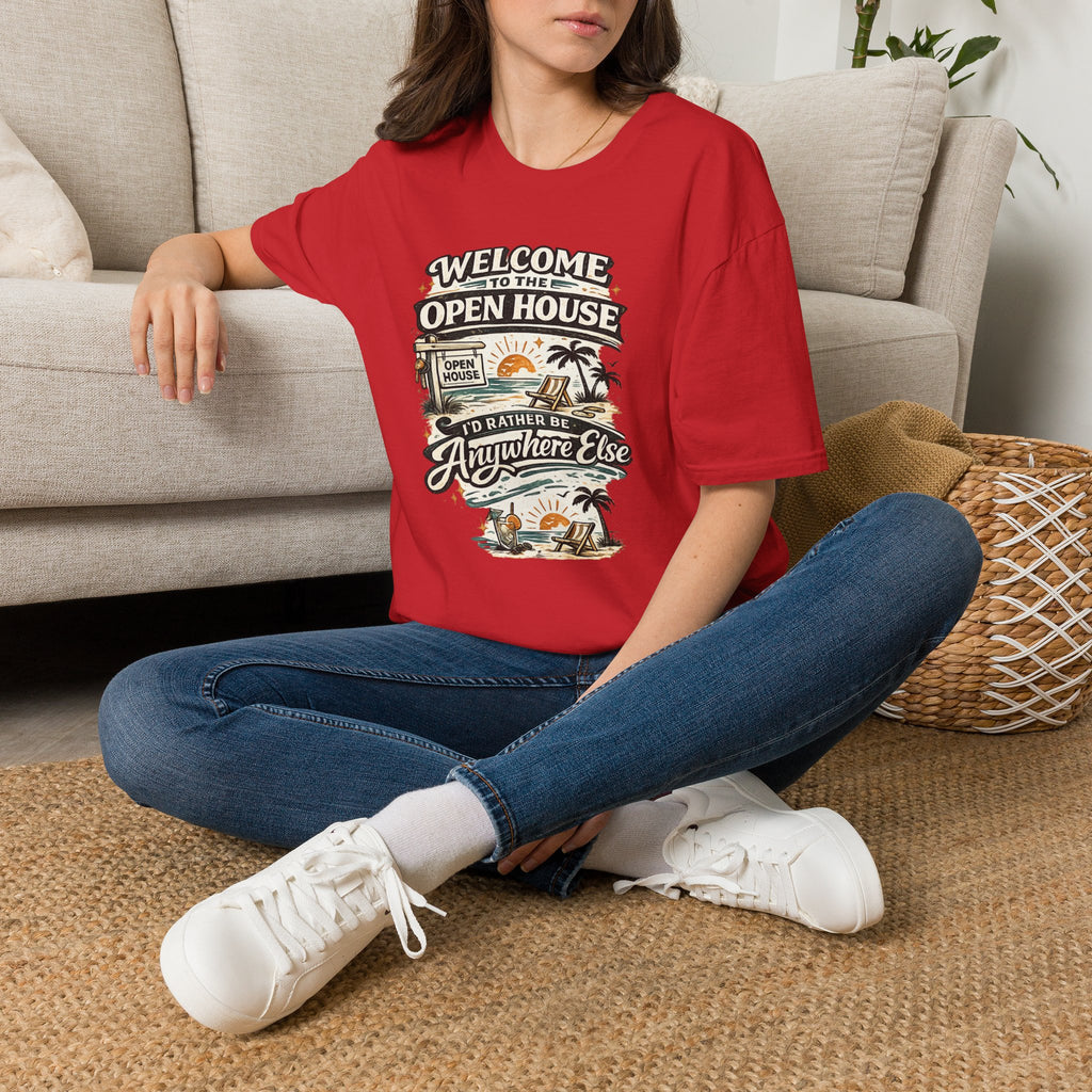 T-Shirt — "Welcome to the Open House" Graphic Tee