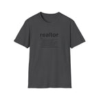T-Shirt — "About a Realtor" Retro Receipt Graphic Tee