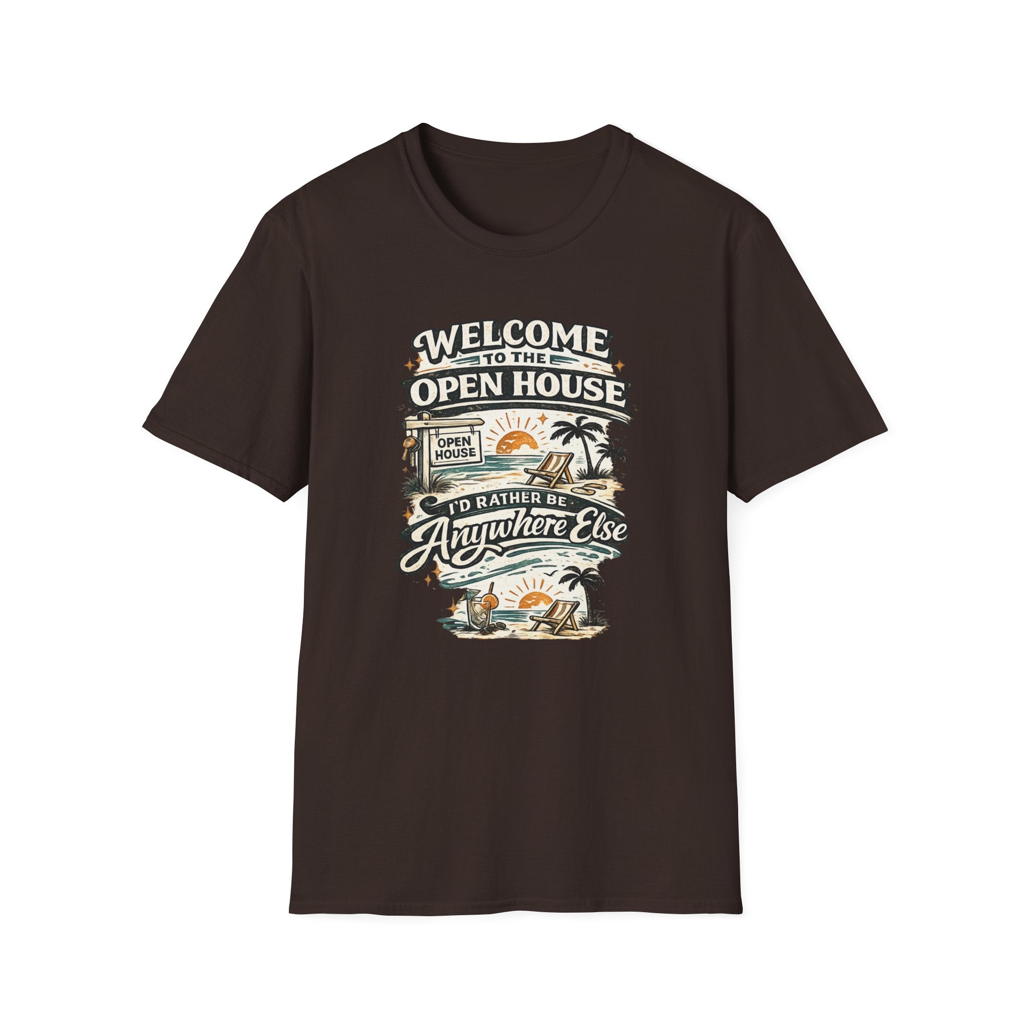 T-Shirt — "Welcome to the Open House" Graphic Tee