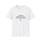 T-Shirt — "Weekend speclial" Retro Receipt Graphic Tee