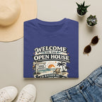 T-Shirt — "Welcome to the Open House" Graphic Tee