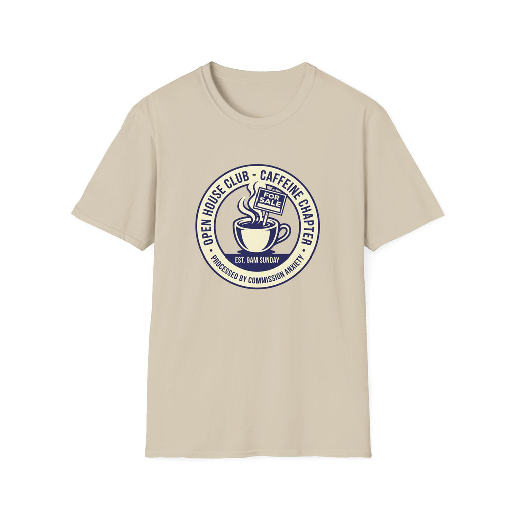 Coffee Club T-Shirt — Caffeine & Kindness Vintage Cafe Logo Tee