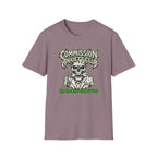 Commission Anxiety Club T‑Shirt — Skull Graphic Tee for Artists & Creators