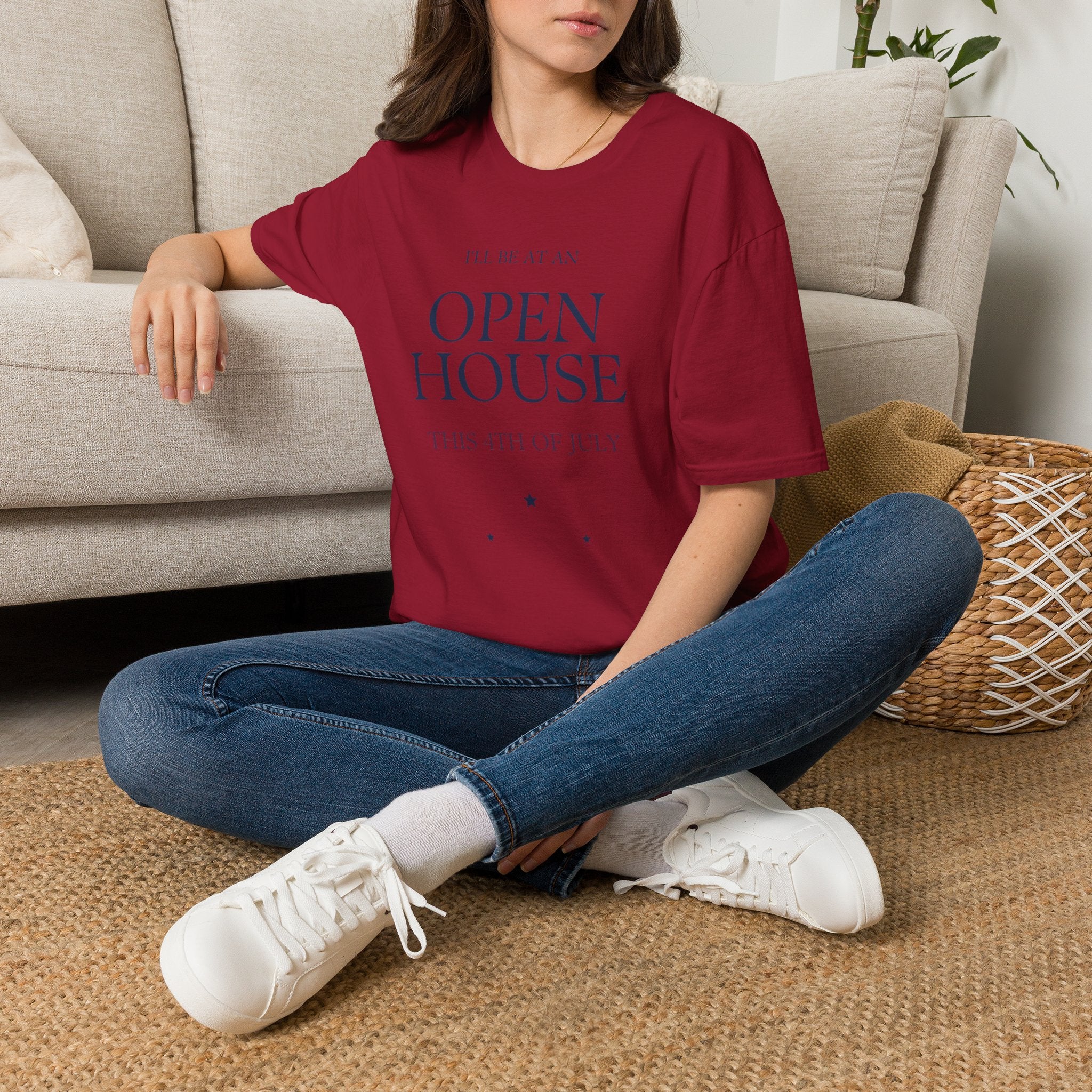 Open House T-Shirt — "I'll Be At An Open House" Real Estate Agent Tee