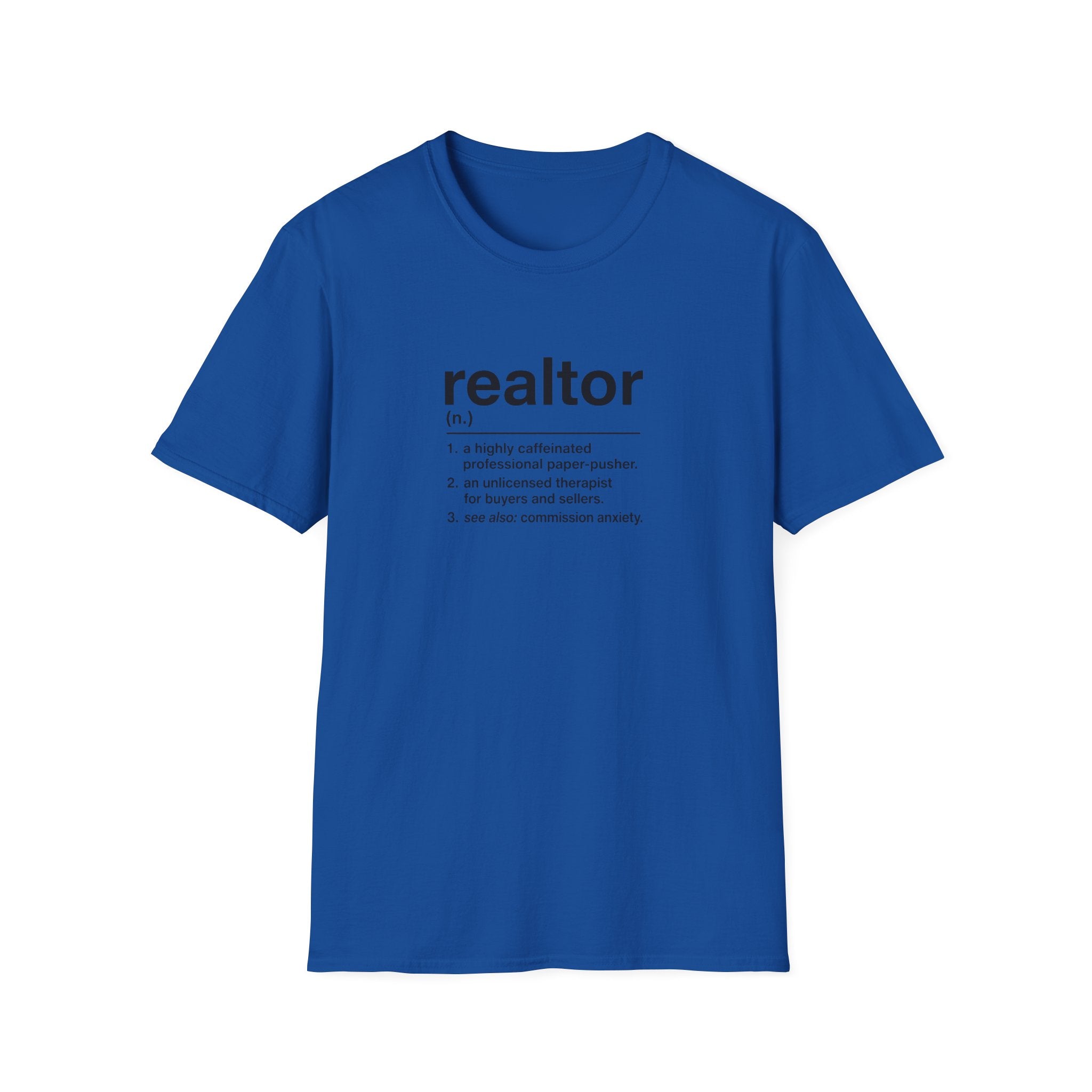 T-Shirt — "About a Realtor" Retro Receipt Graphic Tee