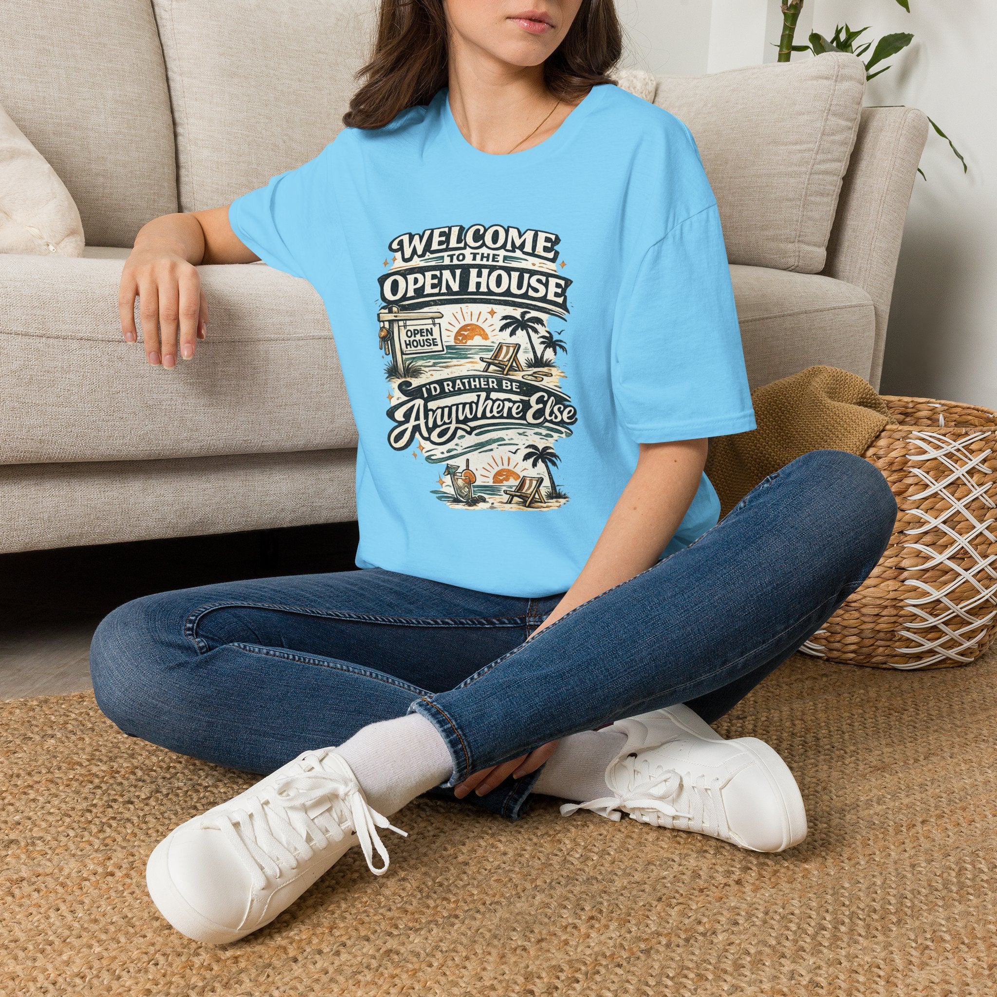 T-Shirt — "Welcome to the Open House" Graphic Tee