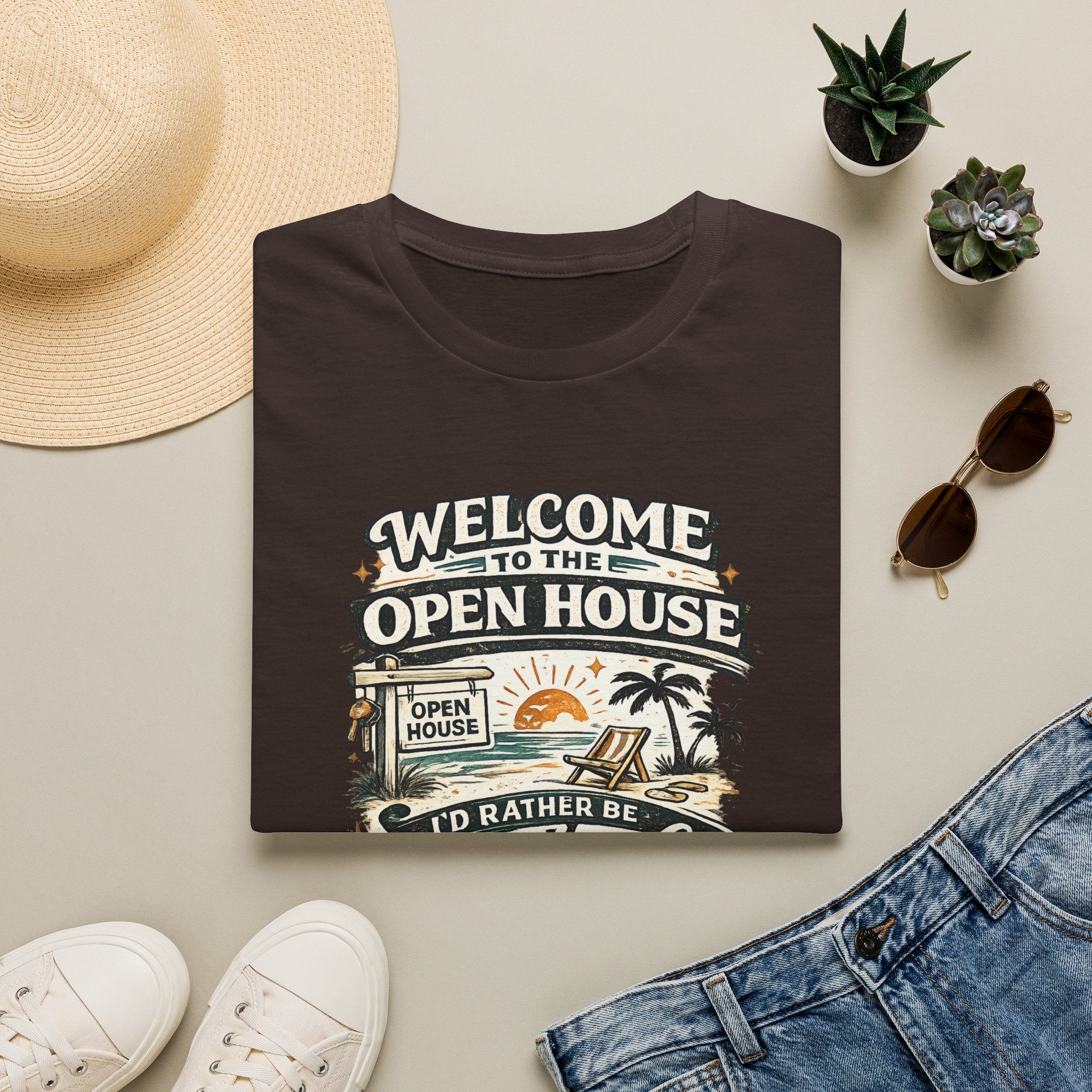 T-Shirt — "Welcome to the Open House" Graphic Tee