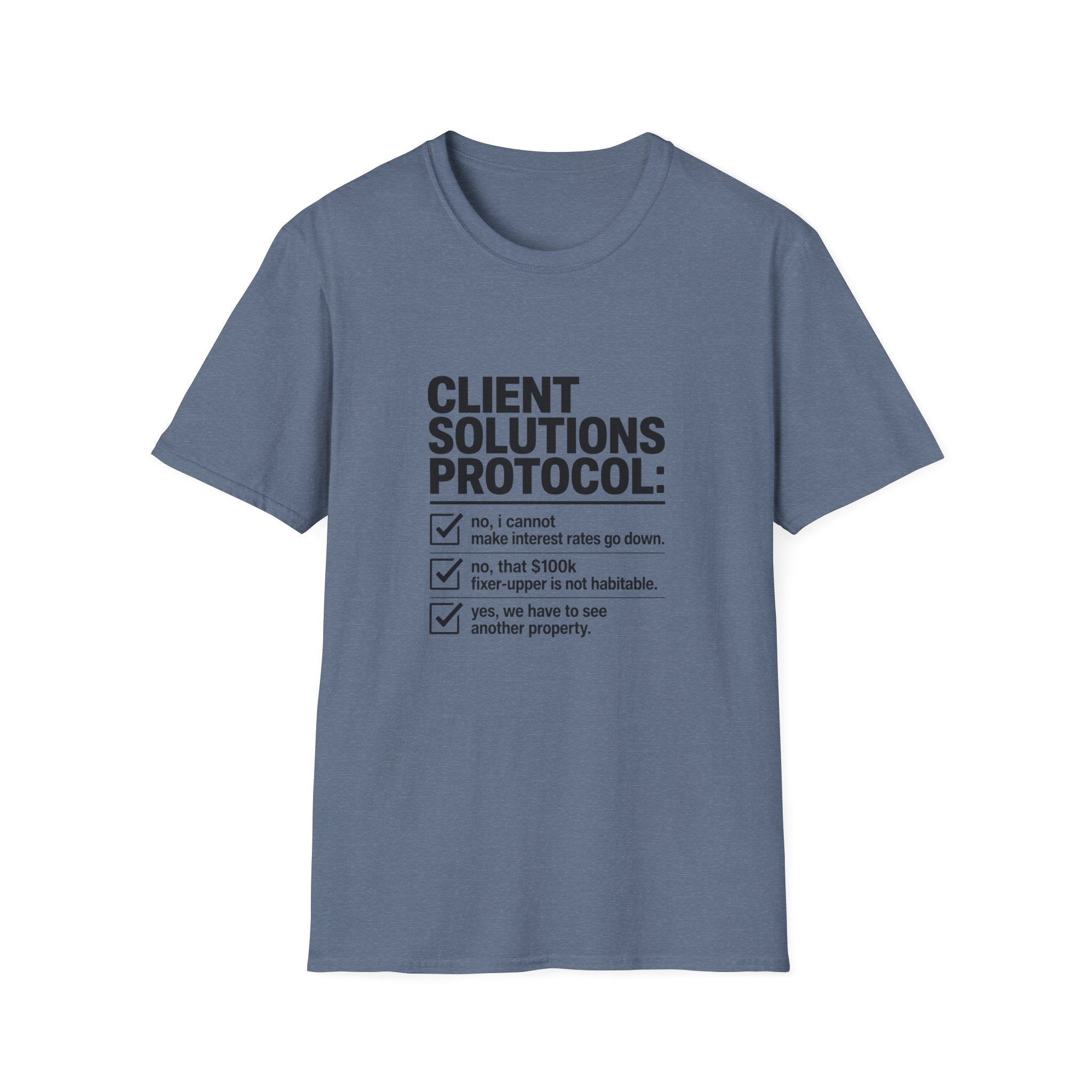T-shirt — "Client solution protocol" Retro Receipt Graphic Tee