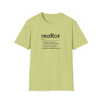 T-Shirt — "About a Realtor" Retro Receipt Graphic Tee