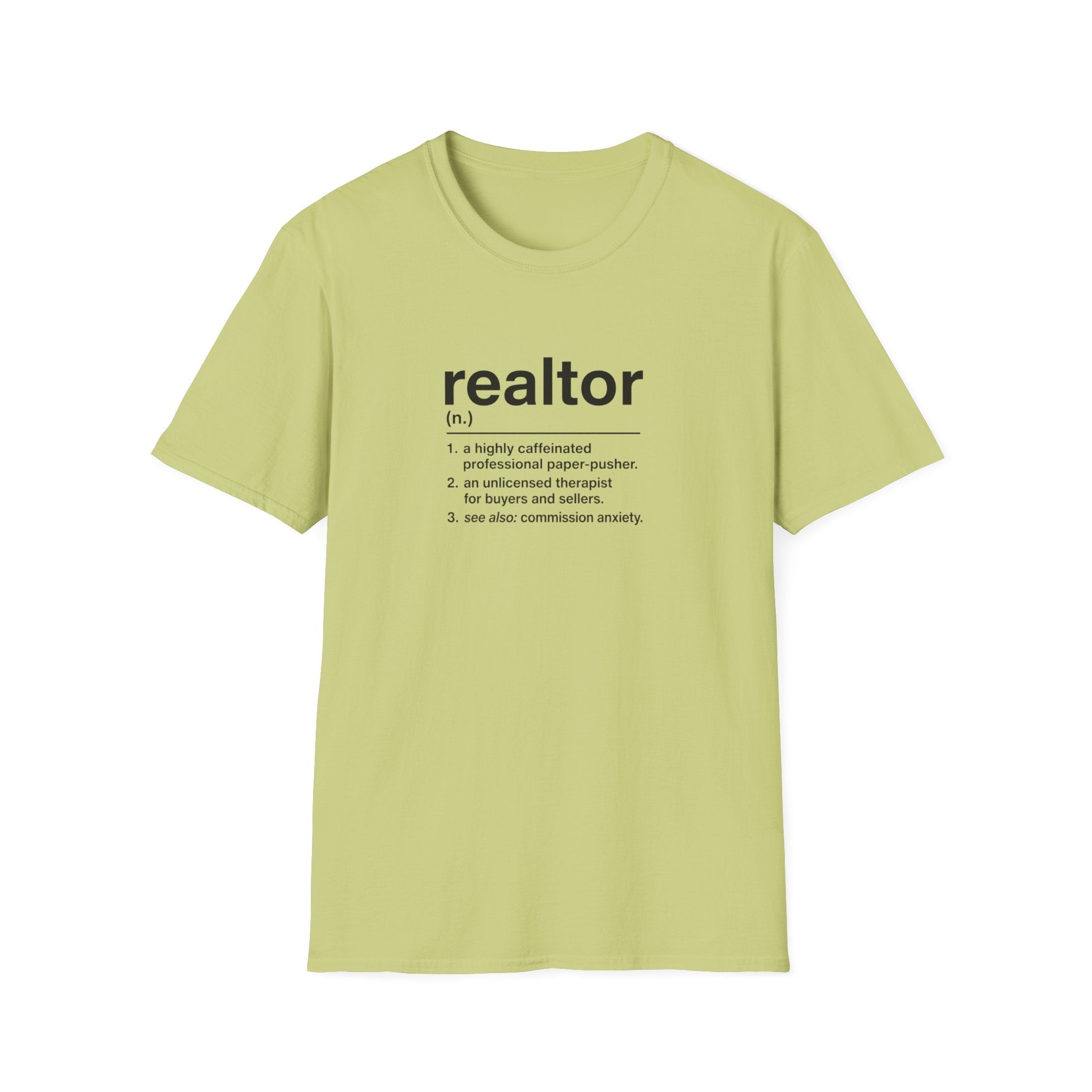 T-Shirt — "About a Realtor" Retro Receipt Graphic Tee