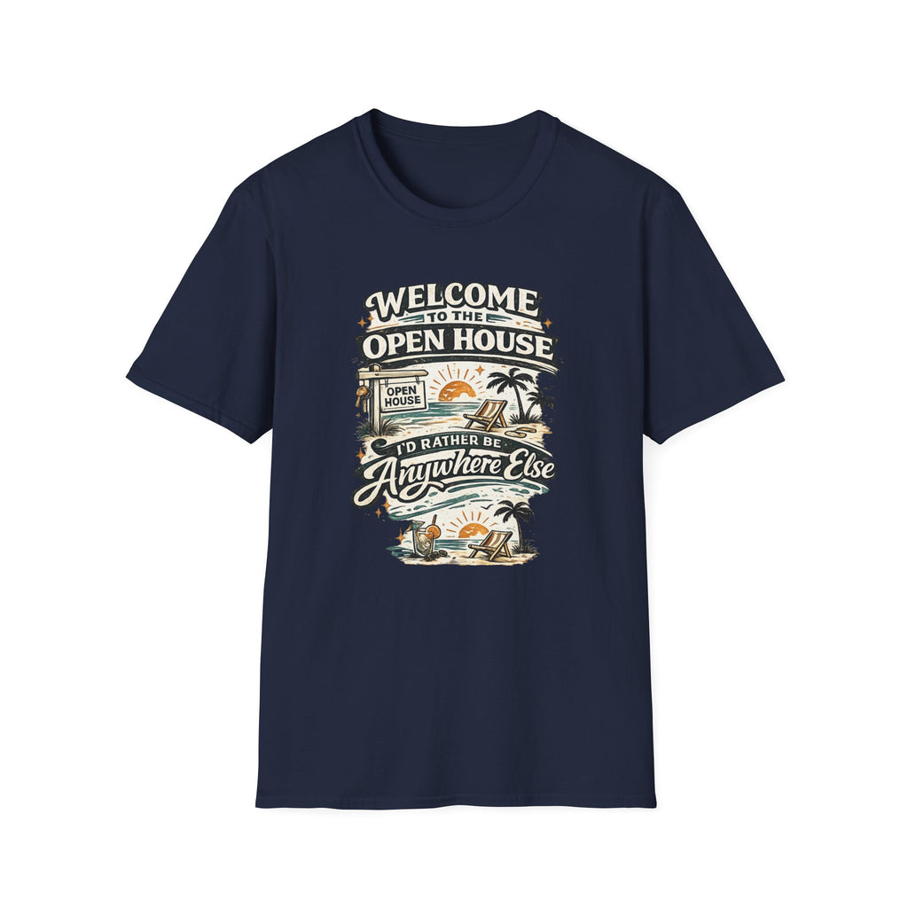 T-Shirt — "Welcome to the Open House" Graphic Tee