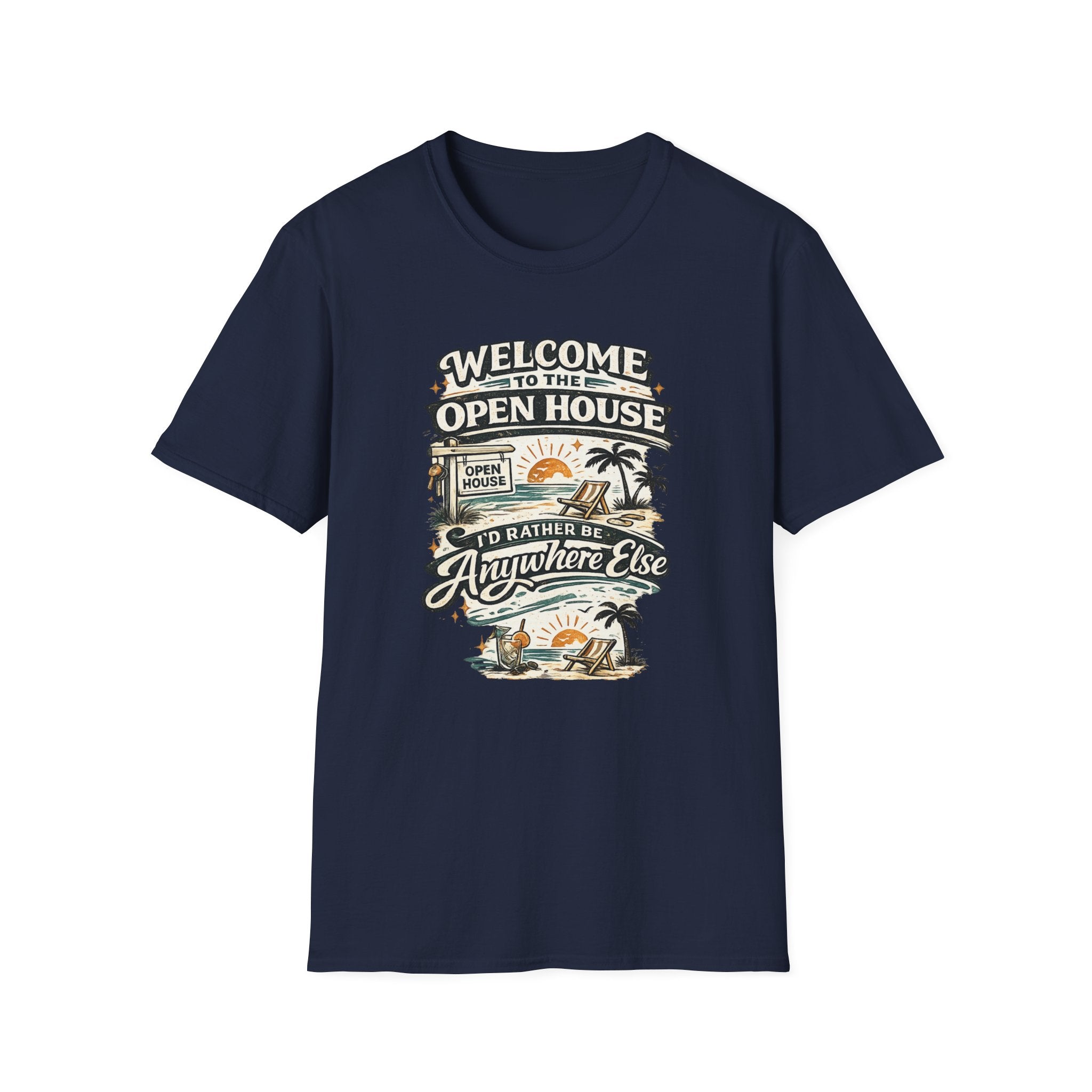 T-Shirt — "Welcome to the Open House" Graphic Tee