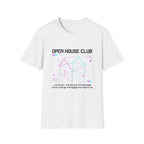 Open House Club Graphic T‑Shirt — Real Estate Agent & Homebuyer Vibe