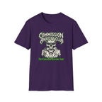 Commission Anxiety Club T‑Shirt — Skull Graphic Tee for Artists & Creators