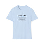 T-Shirt — "About a Realtor" Retro Receipt Graphic Tee