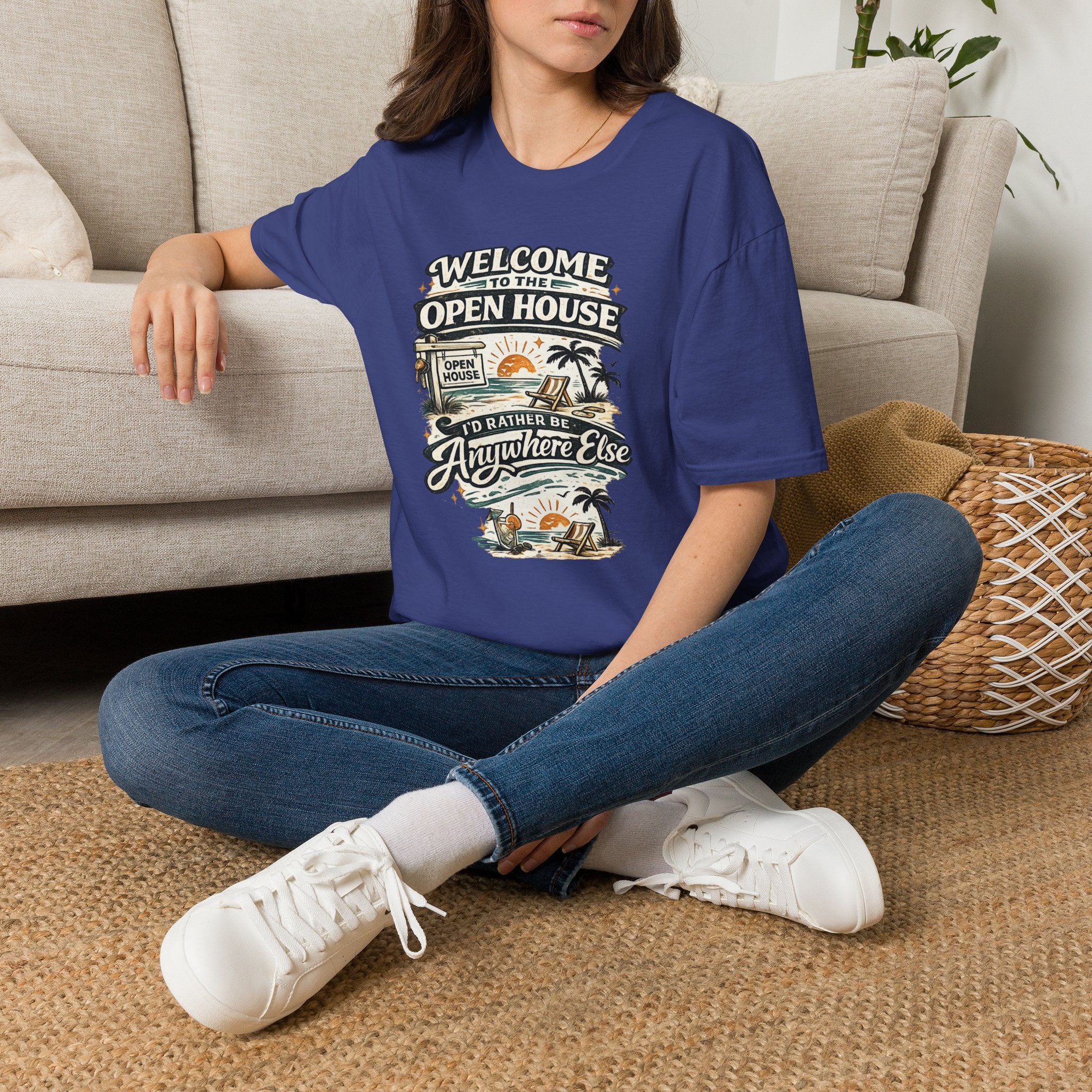 T-Shirt — "Welcome to the Open House" Graphic Tee