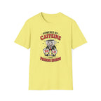 Powered by Caffeine T-Shirt — Funny Realtor life Tee