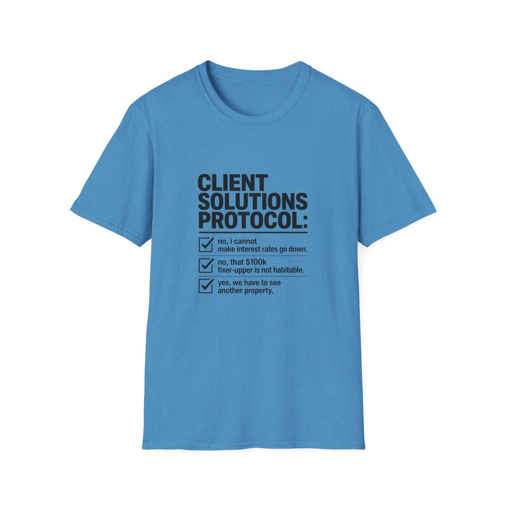 T-shirt — "Client solution protocol" Retro Receipt Graphic Tee