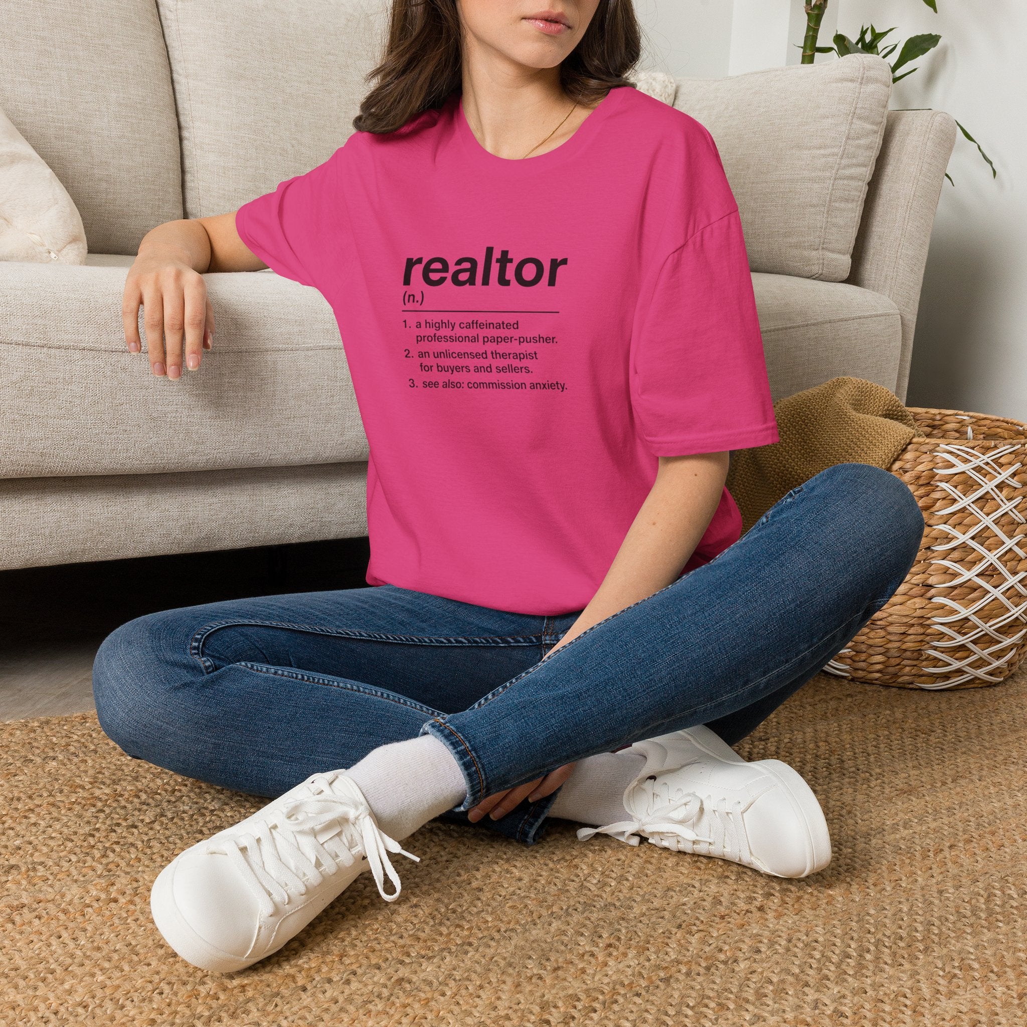 T-Shirt — "About a Realtor" Retro Receipt Graphic Tee