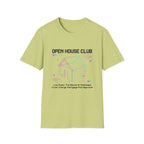 Open House Club Graphic T‑Shirt — Real Estate Agent & Homebuyer Vibe