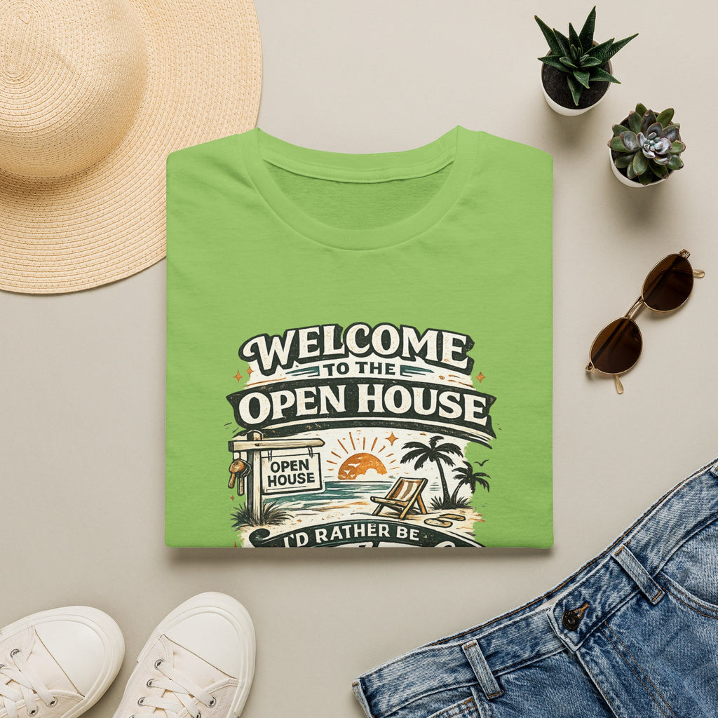 T-Shirt — "Welcome to the Open House" Graphic Tee