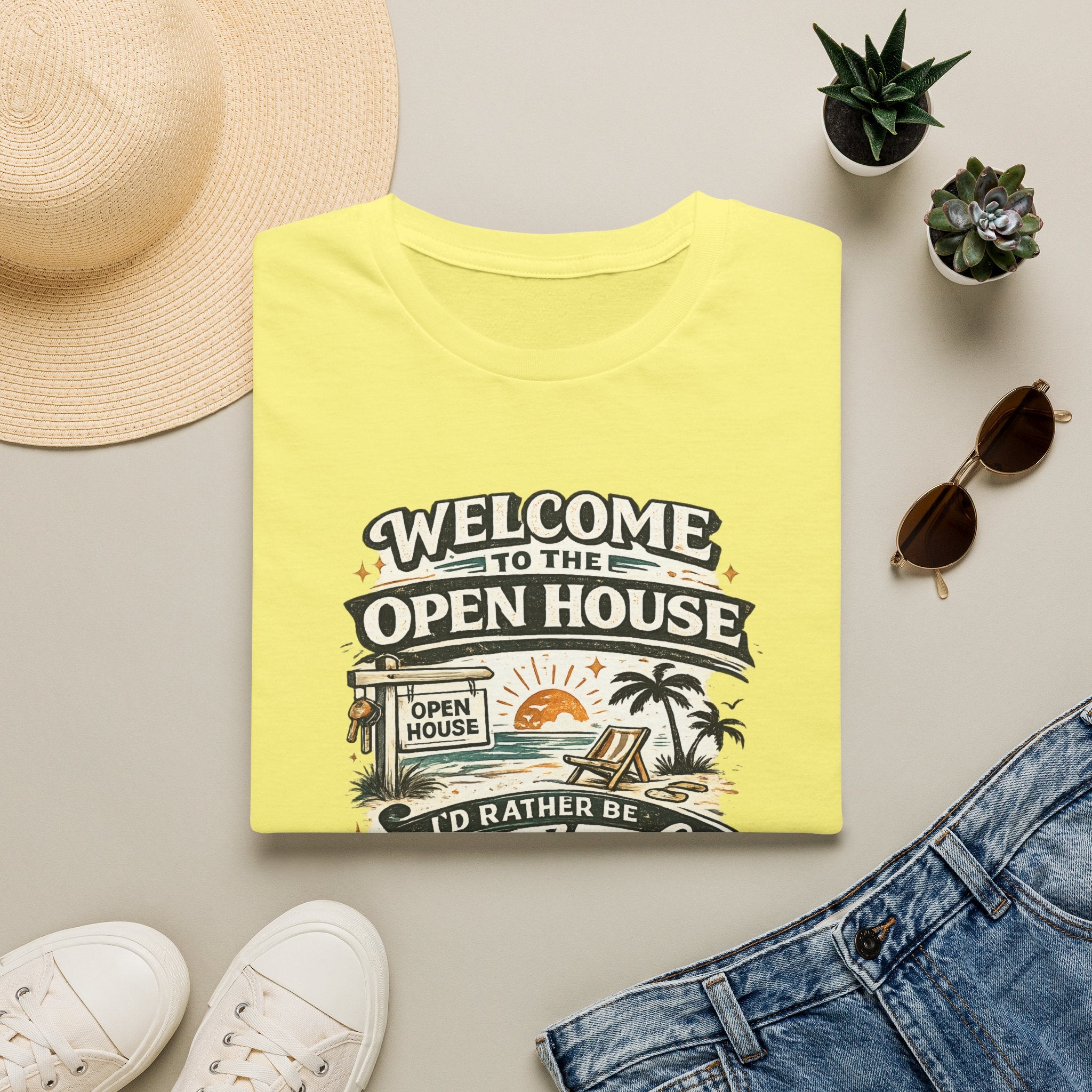T-Shirt — "Welcome to the Open House" Graphic Tee