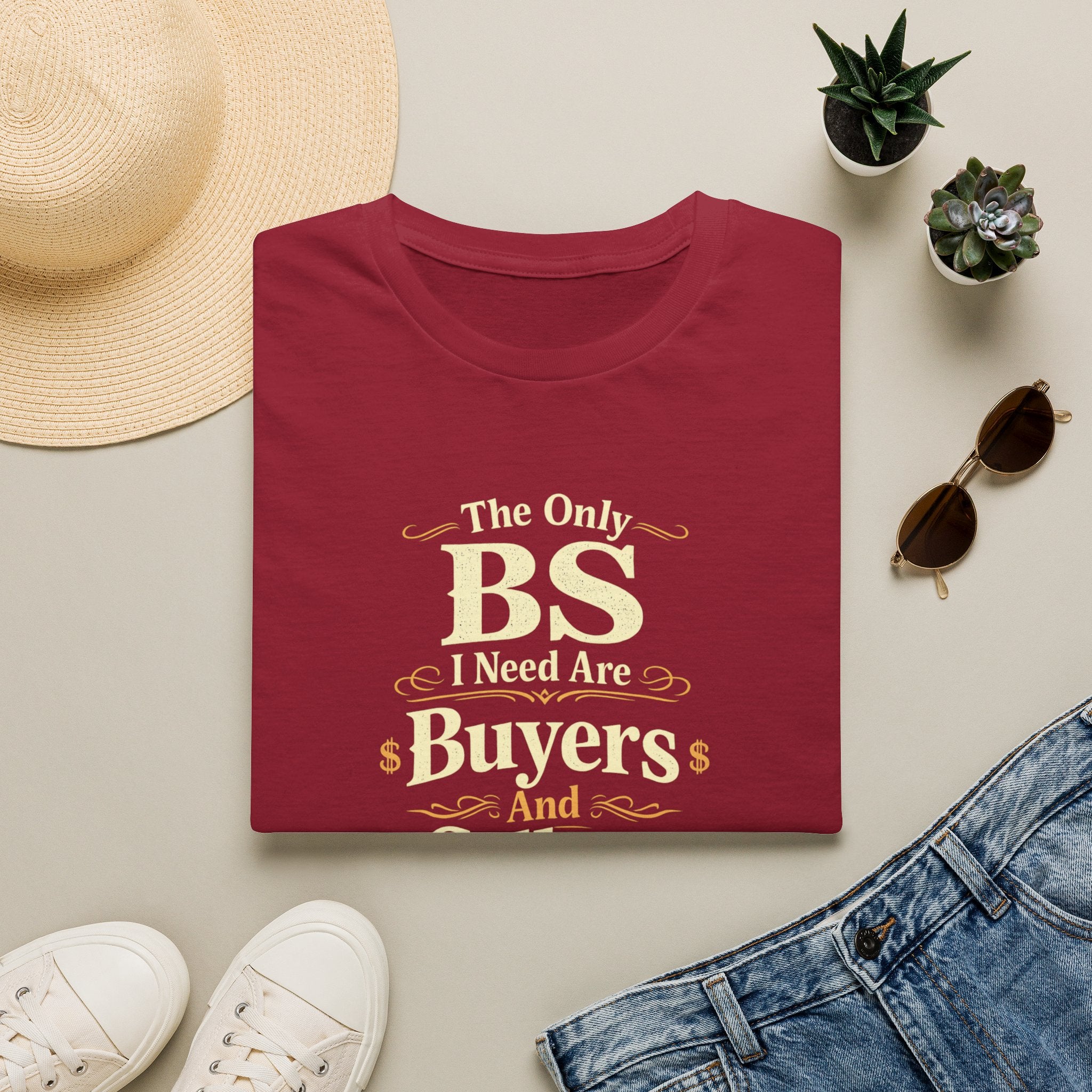 Funny Buyer T-Shirt — “BS of Buyers” Humorous Real Estate Shirt