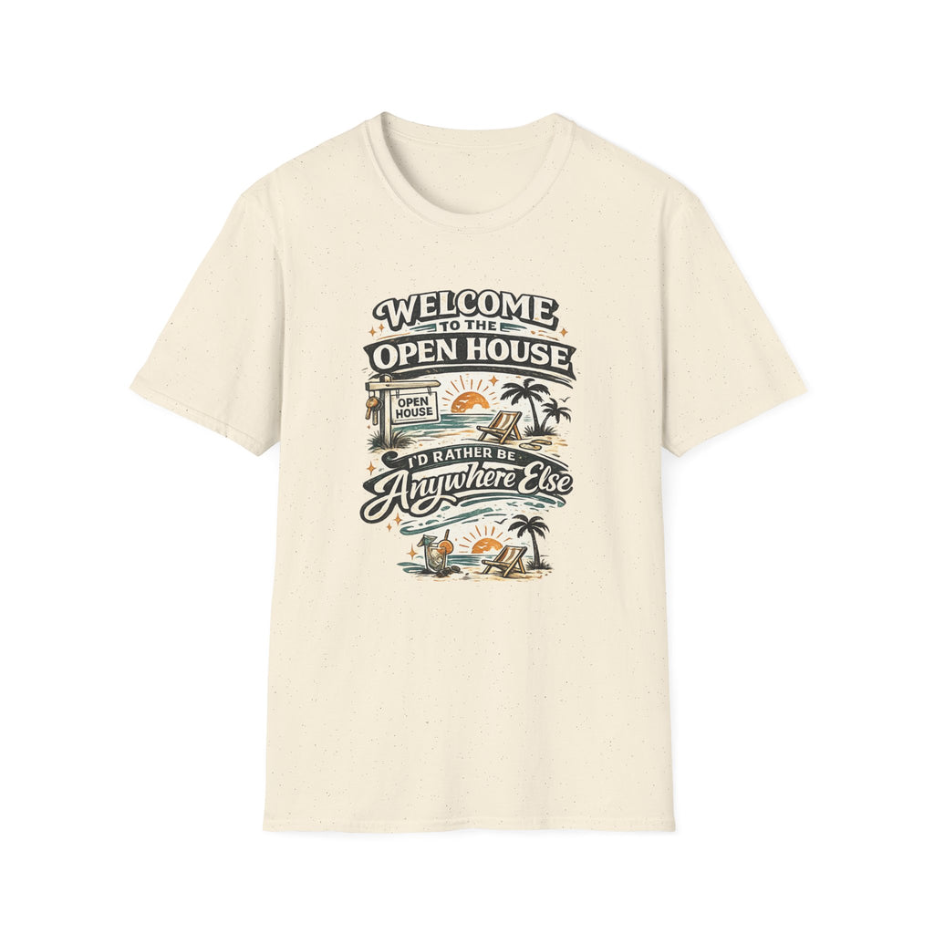 T-Shirt — "Welcome to the Open House" Graphic Tee