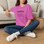 T-Shirt — "About a Realtor" Retro Receipt Graphic Tee