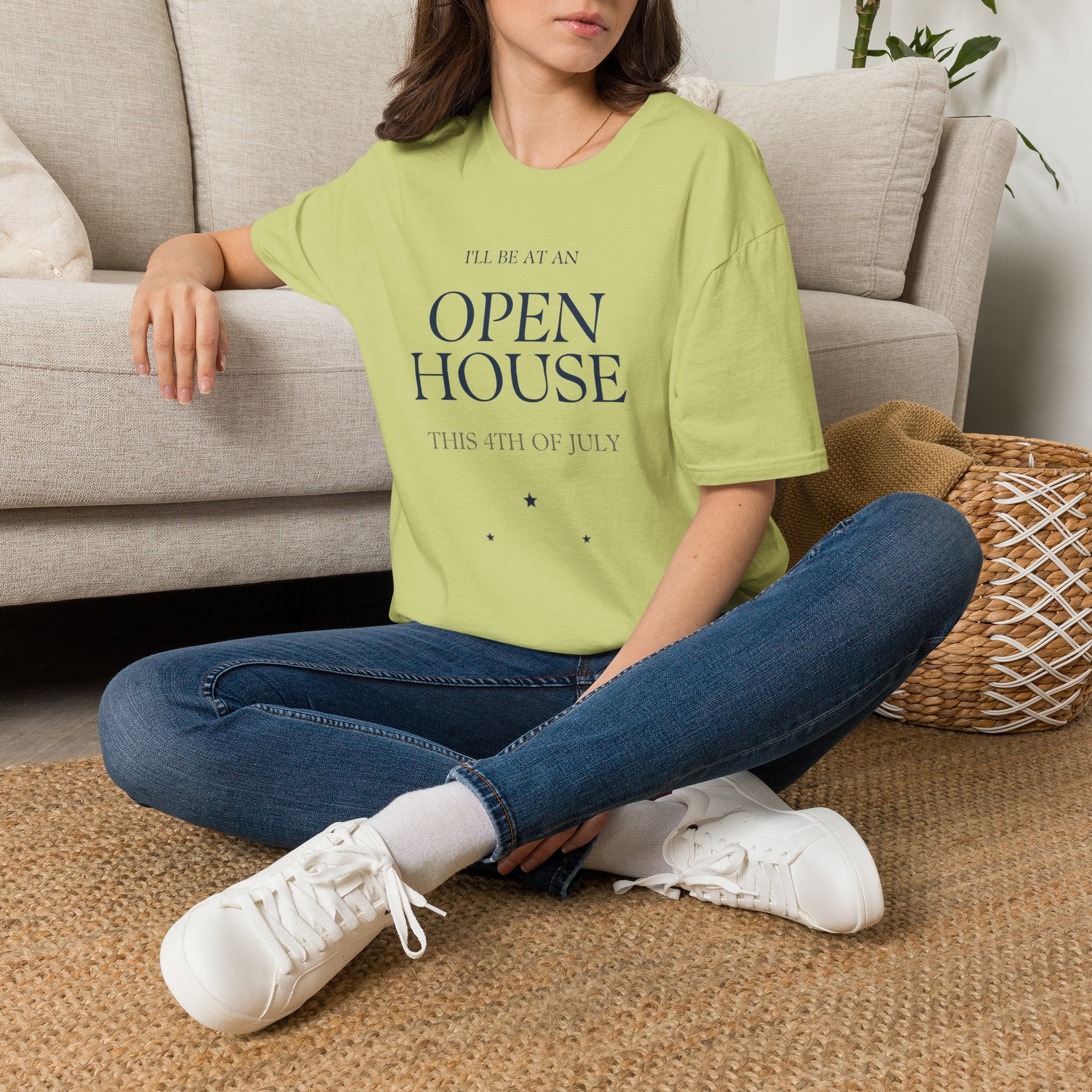 Open House T-Shirt — "I'll Be At An Open House" Real Estate Agent Tee