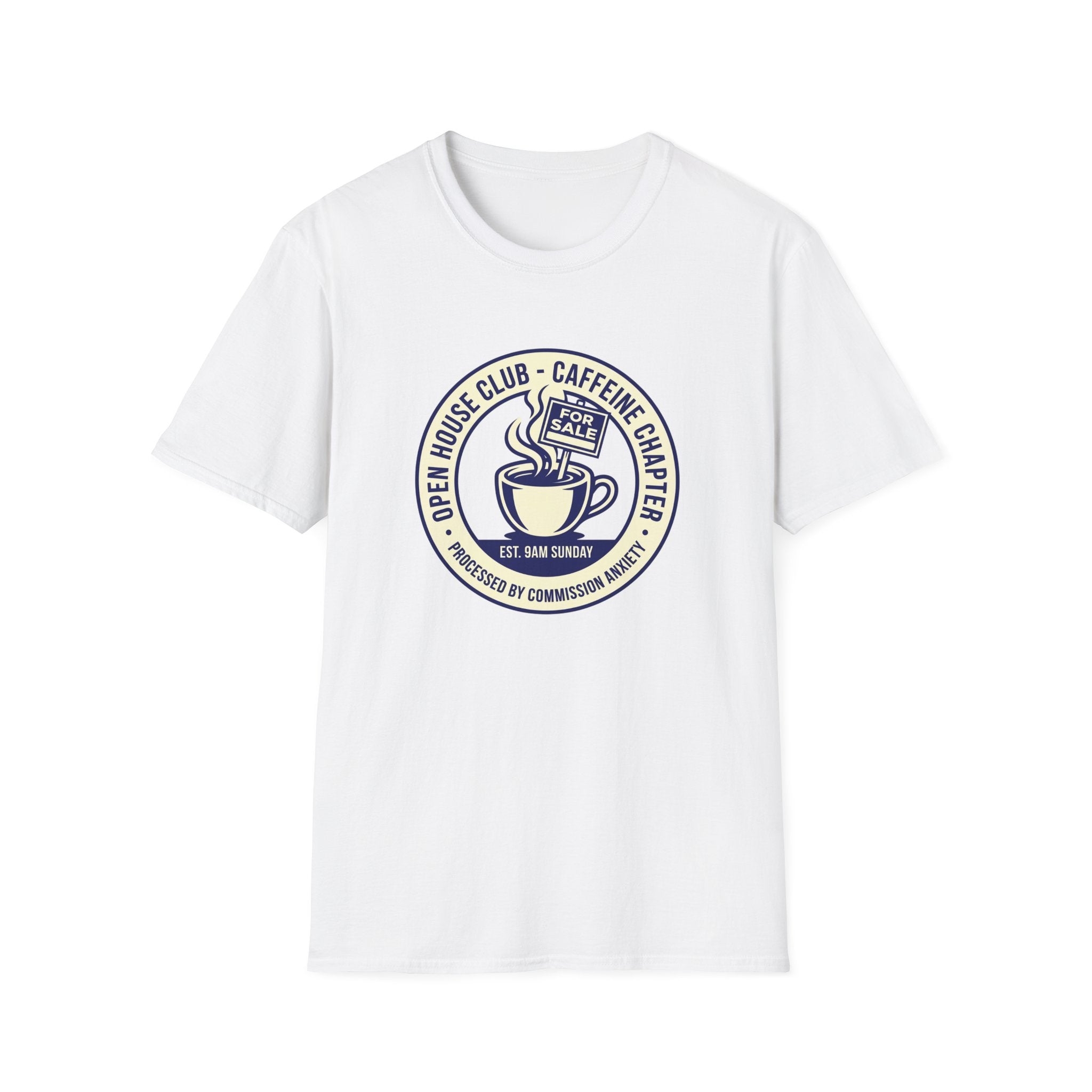 Coffee Club T-Shirt — Caffeine & Kindness Vintage Cafe Logo Tee