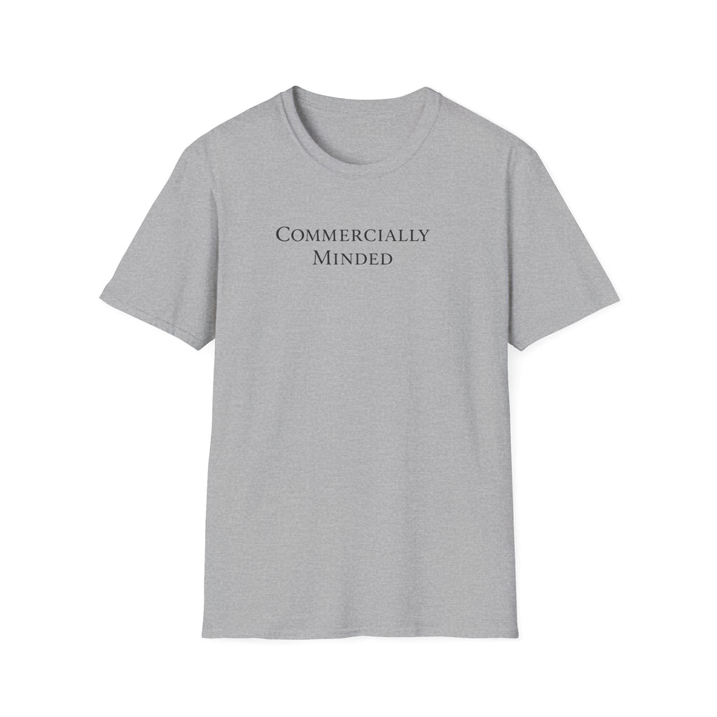 Commercially Minded T-Shirt — Minimalist Business Mindset Tee