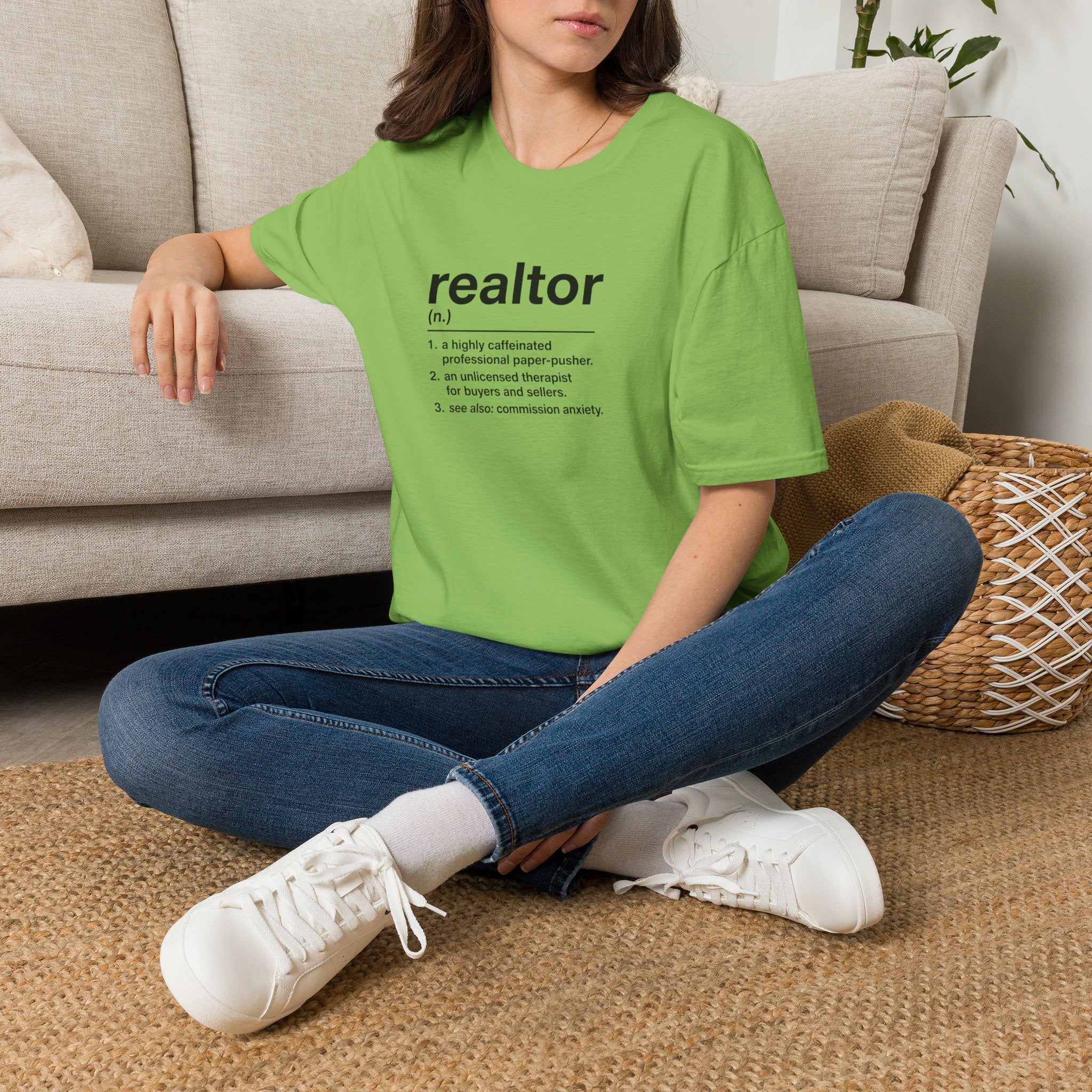 T-Shirt — "About a Realtor" Retro Receipt Graphic Tee