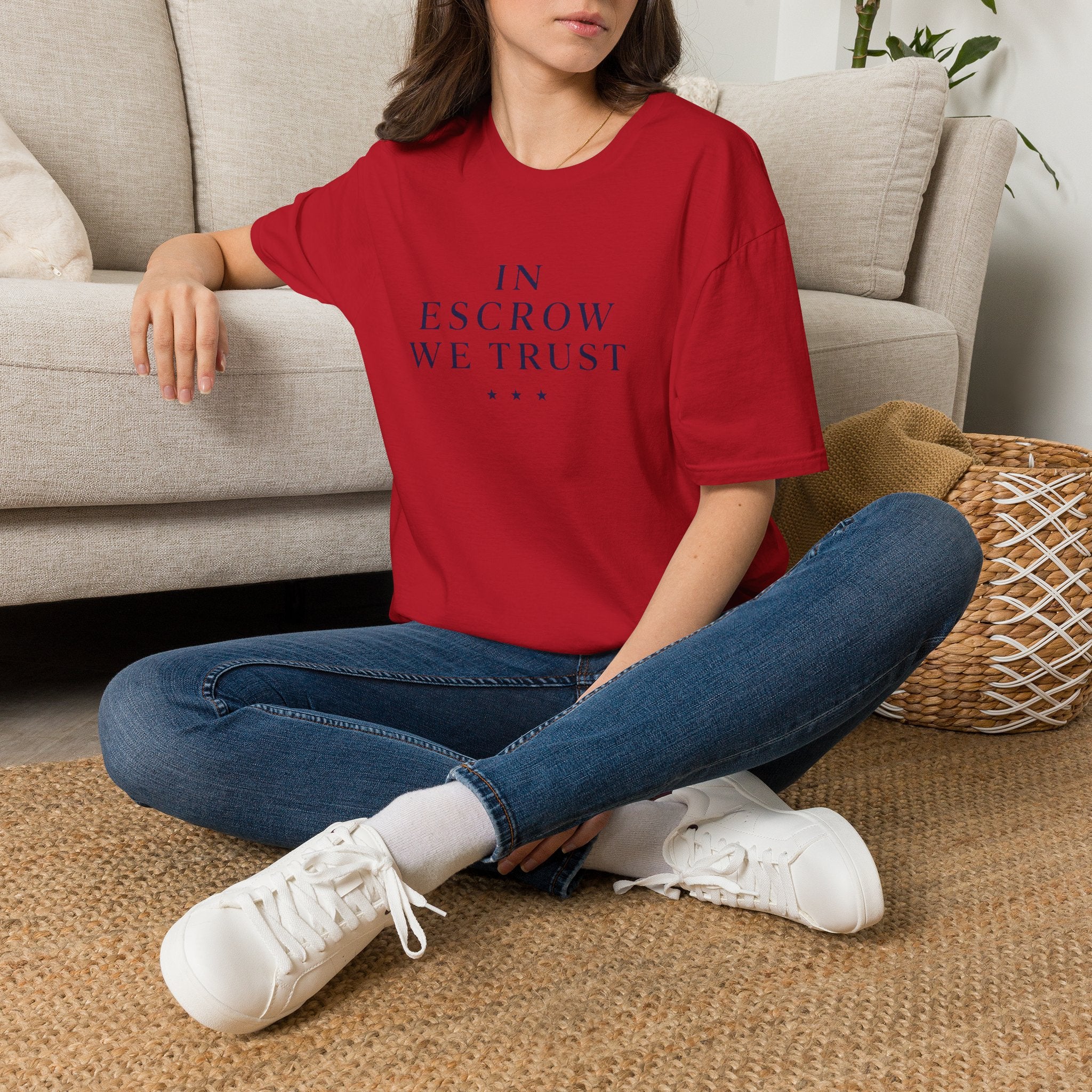 In Escrow We Trust — Funny Realtor T-Shirt for Real Estate Agents