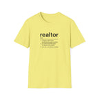 T-Shirt — "About a Realtor" Retro Receipt Graphic Tee
